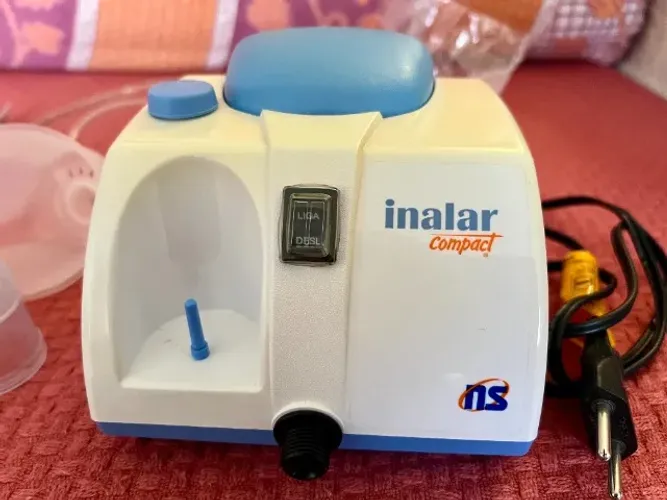 Inalador Compressor Inalar Compact NS + Kit Completo (Adulto/Infantil)