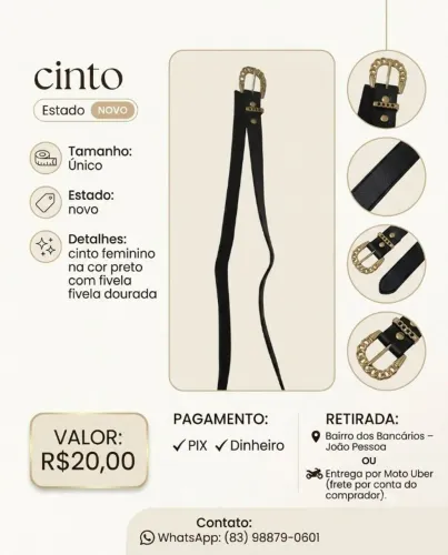 CINTO FEMININO