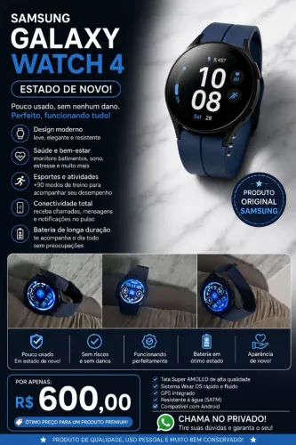 Smartwatch Samsung Galaxy watch 4 