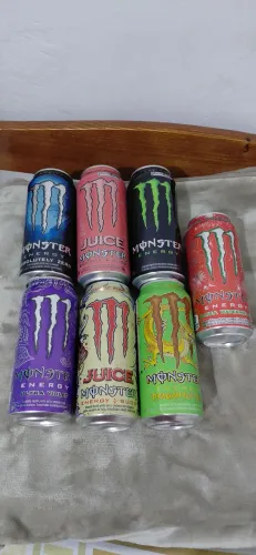 Latas de monster para colecionar *vazias*