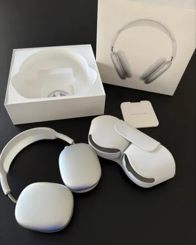 airpods max apple iphone original prateado