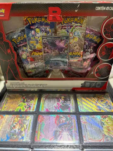Box Pokemon Equipe Rocket Nidoking Ex