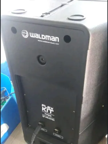 Par de caixas de som Ativa e Passiva 150w Waldman