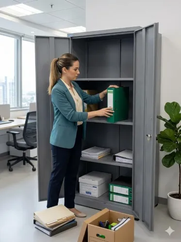Armário de Aço 2 portas PA-17 -pronta entrega direto de fábrica. Belo Horizonte e gde BH