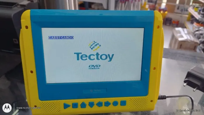 DVD Portatil Infantil Tectoy ( funcionando)