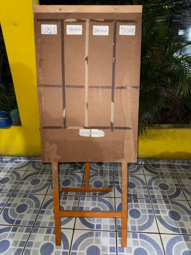 QUADRO DE GESTÃO COM CAVALETE FLIP CHART