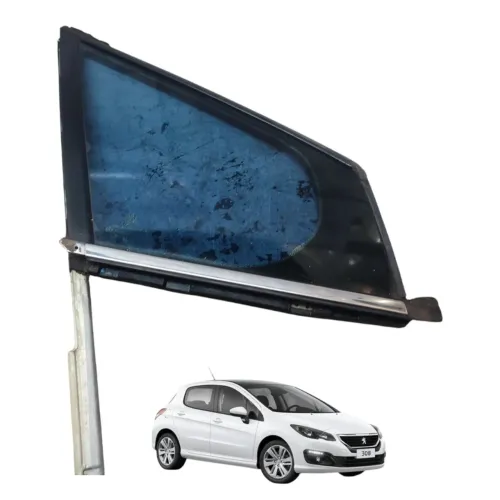 Vidro vigia dianteiro direito peugeot 308 1.6 thp 2012 a 15