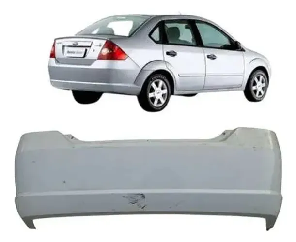 Parachoque Traseiro Fiesta Sedan 2003 A 2007