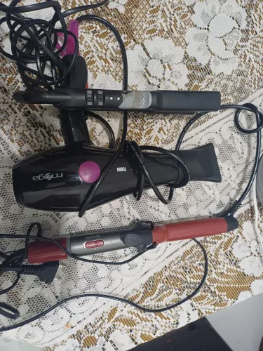 Prancha taiff, secador gama e babyliss marina