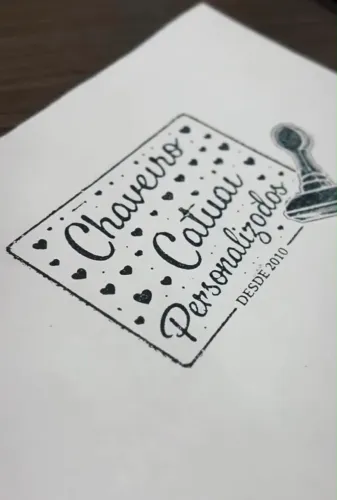 Carimbos personalizados com sua Logotipo