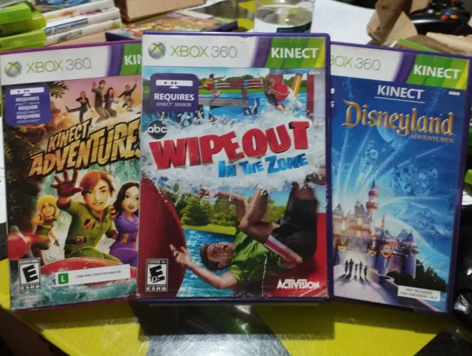 Kit com 3 jogos para Kinect Xbox 360