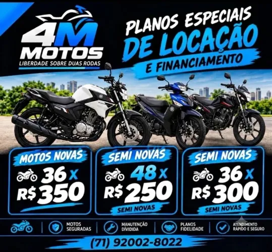 Motos para aluguel
