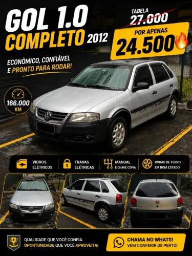 Volkswagen Gol Geração IV City Trend 1.0 8V MI Total Flex Mec. 4P 2012