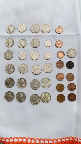 Moedas pr colecionar.