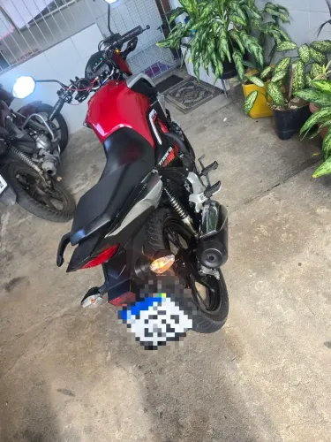 Moto cg titã 160, vermelha ,2024