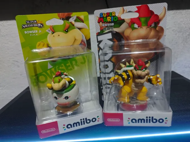 Bowser e Bowser Jr amiibo