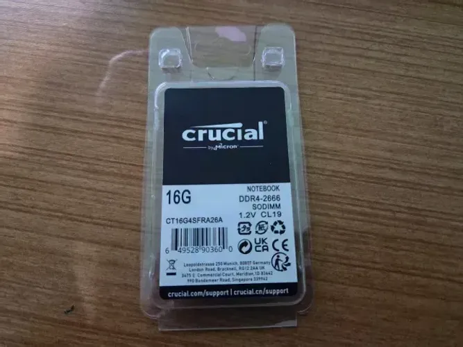 Memória Ram 16gb - DDR 4 - 2666mhz - Para Notebook - Nova.