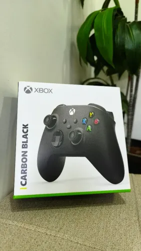 Controle Xbox Novo Lacrado Carbon Black Series S e X One Microsoft Windows Mobile Wireless