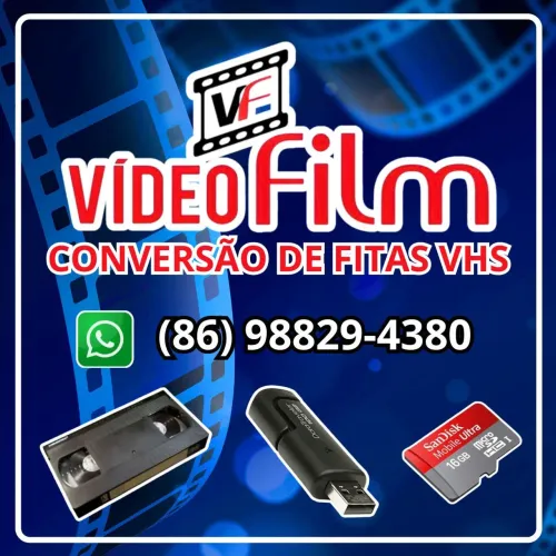 Faço a conversão de suas fitas vhs.
