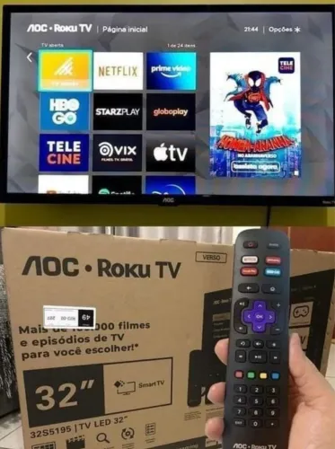Smart tv aoc 32 polegadas