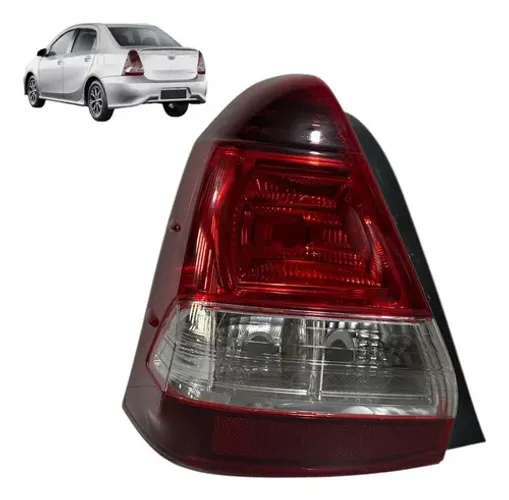 Lanterna Etios Sedan 2013 2014 A 2021 Fumê Esquerda Original Esquerdo/motorista Vermelho
