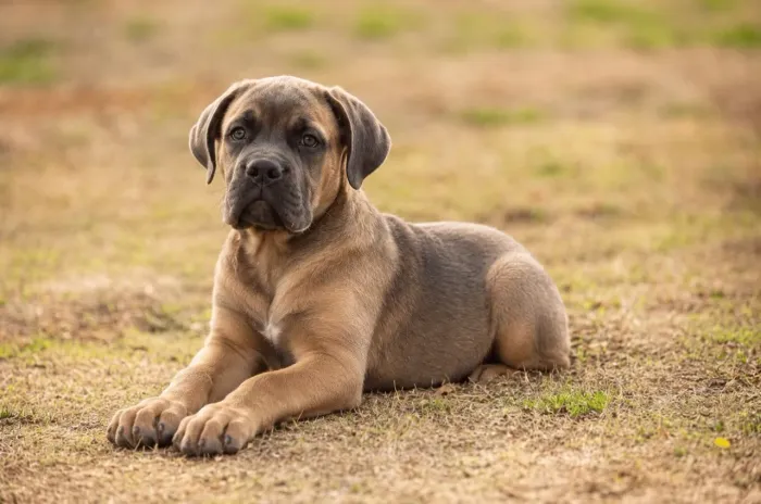Vendo uma filhote de Cane Corso cor Fulvo 5 meses