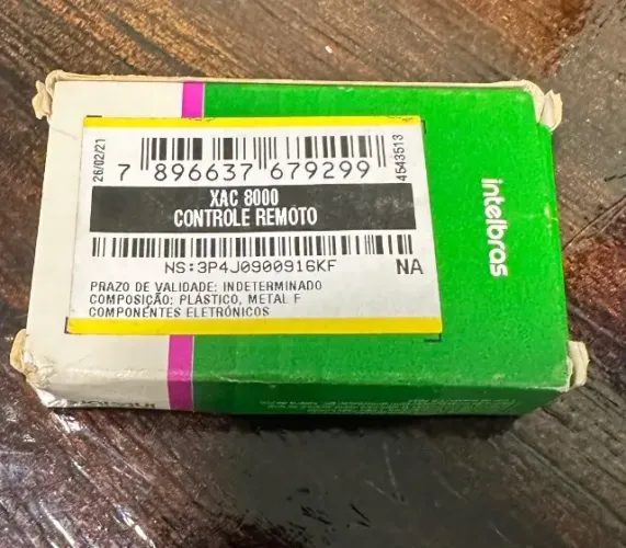 Controle Remoto Intelbras XAC 8000 Novo - 01 Peça