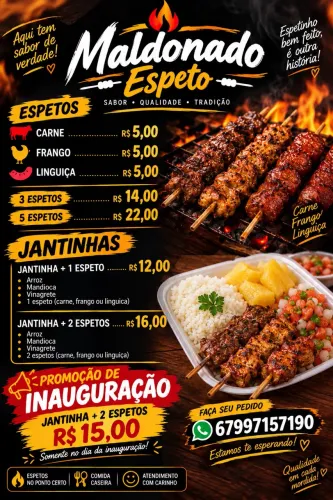 Espetos e Jantinha Saborosa com Sabor, Qualidade e Tradição ?