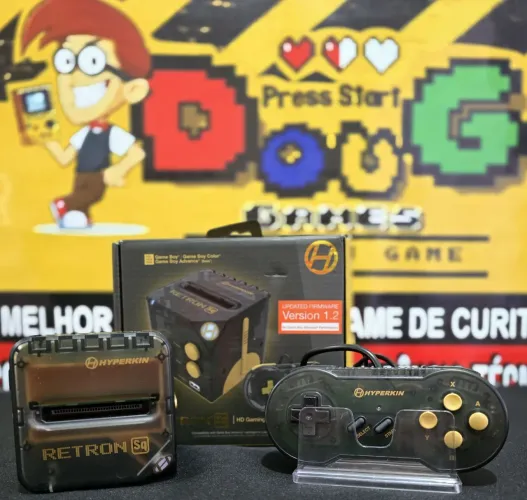 Hyperkin Retron Sq: Clone Game Boy/color/ advance Turquesa Cor Preto