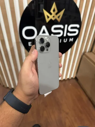iPhone 15 Pro Max 256GB Natural Seminovo Estoque Limitado
