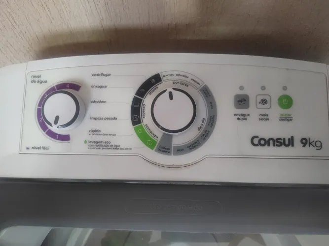Máquina de lavar roupa 9kg Consul