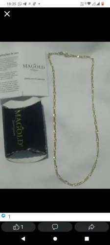 Vendo cordão magoldd 