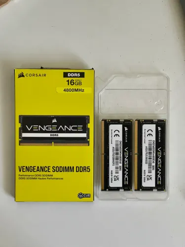 Memória ram ddr5 32gb 4800 sodimm notebook