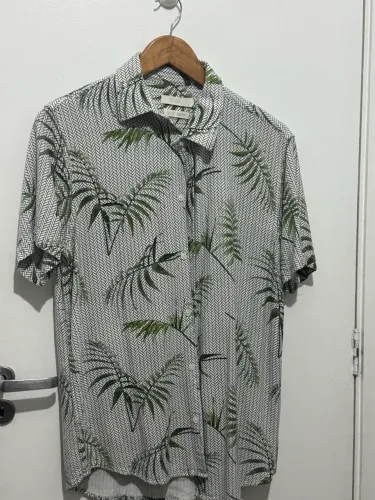 Camisa de botão linho Foxton - Muito conservada 