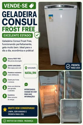 Geladeira Consul Frost Free 