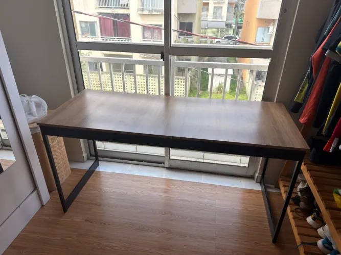 Mesa escritório reforçada madeira escrivaninha