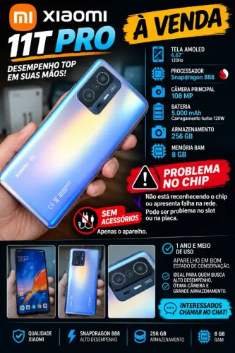 Vendo ou troco XIAOMI 11t pro 5g