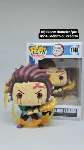 Funko Pop Tanjiro Kamado 1748 disponível