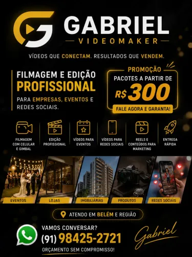 Videomaker Profissional | Filmagem e Edição de Vídeos