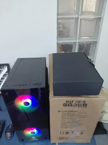 Cpu - Pc Gamer i5 7400 Ssd 480 Ram 16Gb Rx 580 8Gb Zerado
