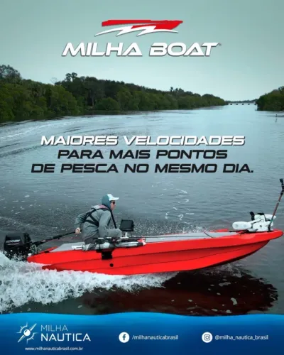 Barco Caiaque Milha boat SKIFF pronta entrega