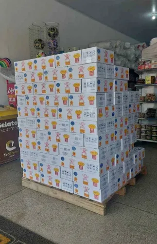 Caixa de paçoca com 110un
