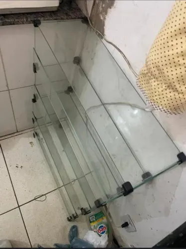 2 PRATELEIRA DE VIDRO