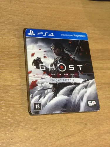 Ghost Of Tsushima Edição Especial Ps4 Steelbook Seminovo