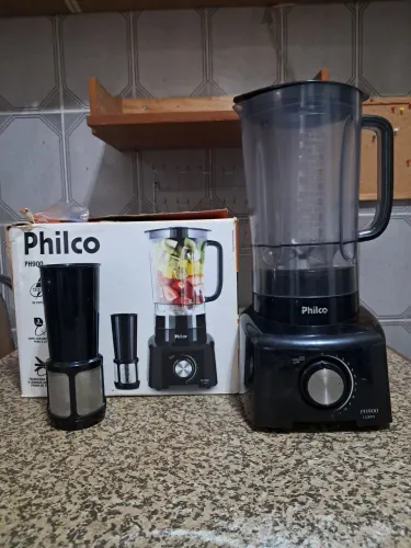 Liquificador Philco 1200w 3l 12 velocidades Preto Turbo