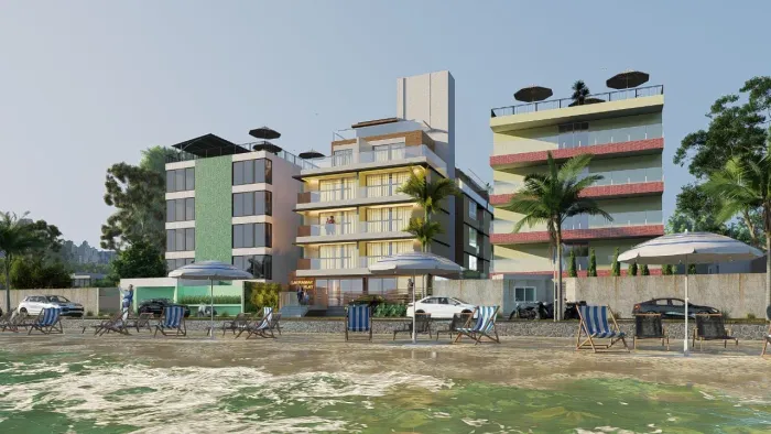 Flats a venda a beira Praia Cabo Branco.
