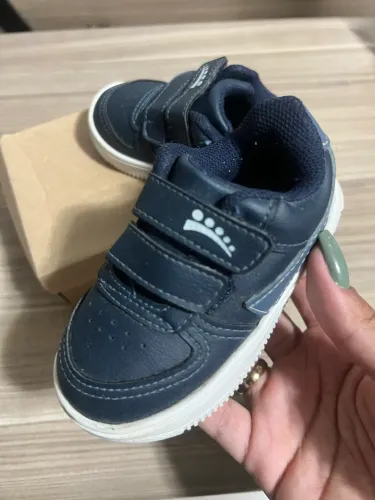 Tênis bebê ortopasso TAM 20 azul marinho