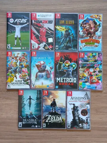 Capas VAZIAS Nintendo Switch