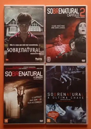 Dvd Sobrenatural 1, 2, 3 e 4 (Insidious)