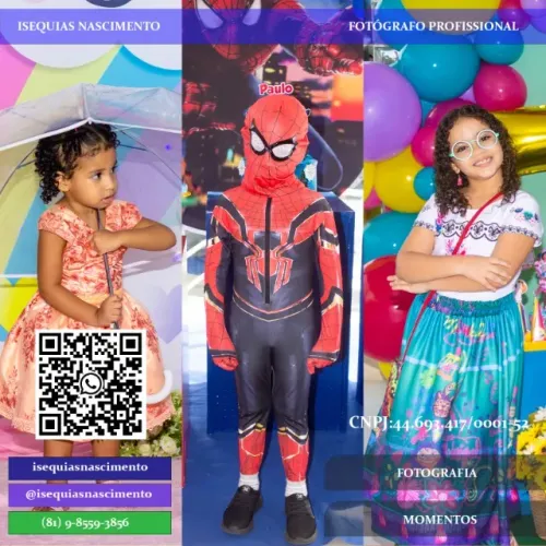 Fotógrafo de Festa Infantil - 150 Reais